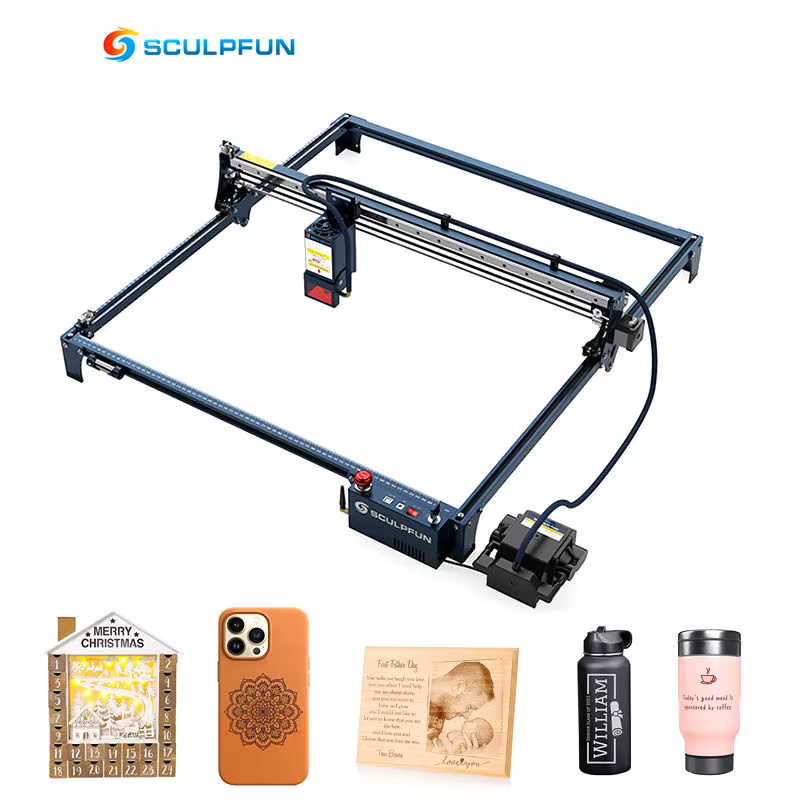 SCULPFUN S30 Ultra High Speed Custom Logo Wood CNC Cutting Engraving Machine Diode Metal Laser Engraver
