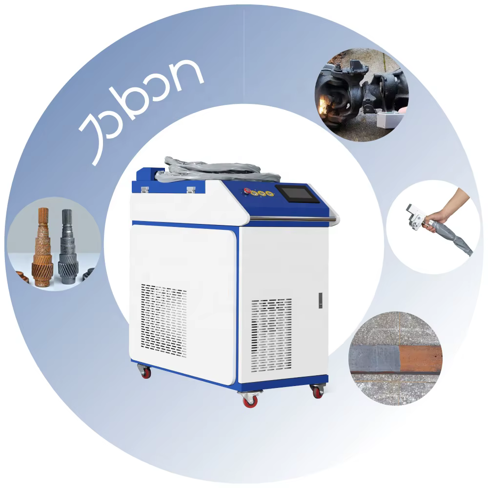 Portable Mobile Mini Fiber Laser Metal Rust Cleaning Machine