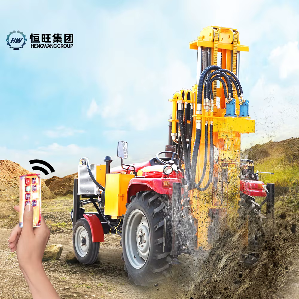 2025TQZ200 HW Tractor with Air-powered DTH Water Well Drilling Rig