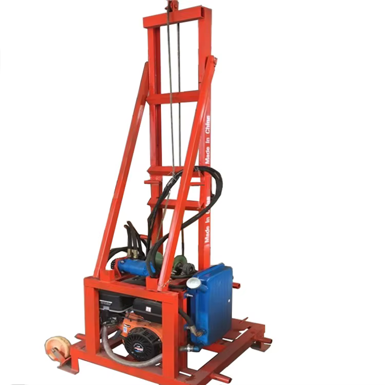 80 Meter Portable Hydraulic Water Well Drilling Rig