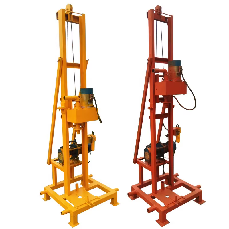 Portable 100m Deep Small Water Bore Well Drilling Machine