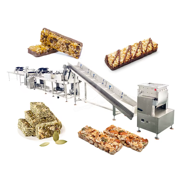 CE Approved Snack Granola Bar Making Production Line