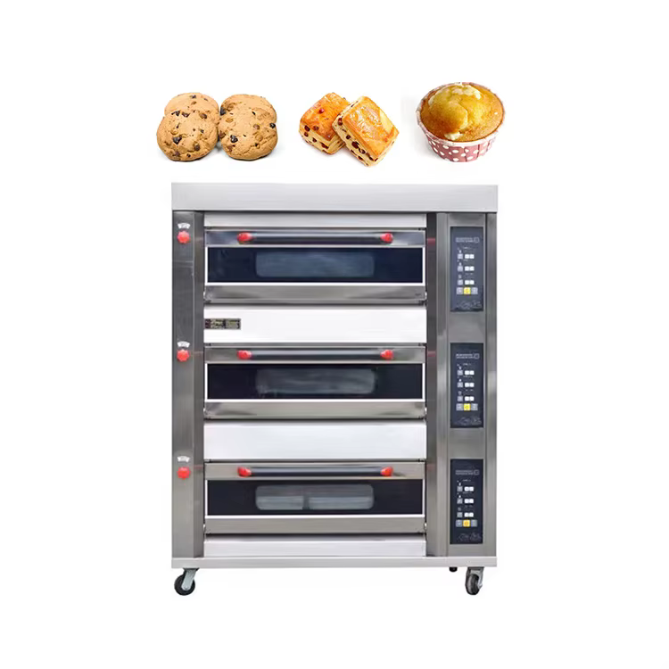 Professional Industrial 2 Deck Gas Electric Pizza Oven