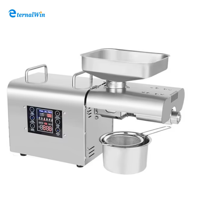 Household Sesame Coconut Hot and Cold Mini Oil Press Machine