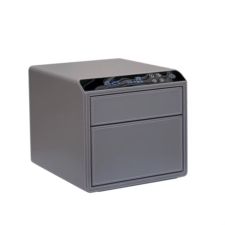 Luxury Jewelry Drawer Light Safe with Fingerprint & Password Lock