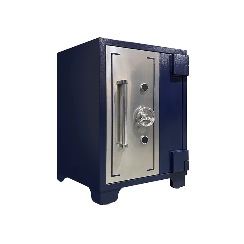 Two Keys Lock Security 120 Min Fireproof Jewelry Safe Box