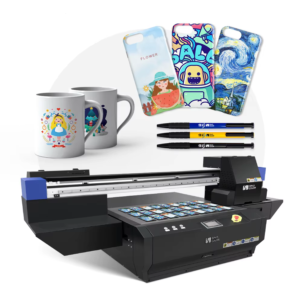90x60cm Pangoo-Jet 3D Metal Advertising Outdoor UV Printer