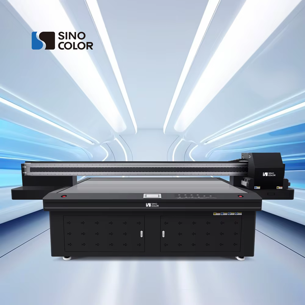 Digital Large Format Print and Cut Machine FB-2513 LED Flatbed UV Printer