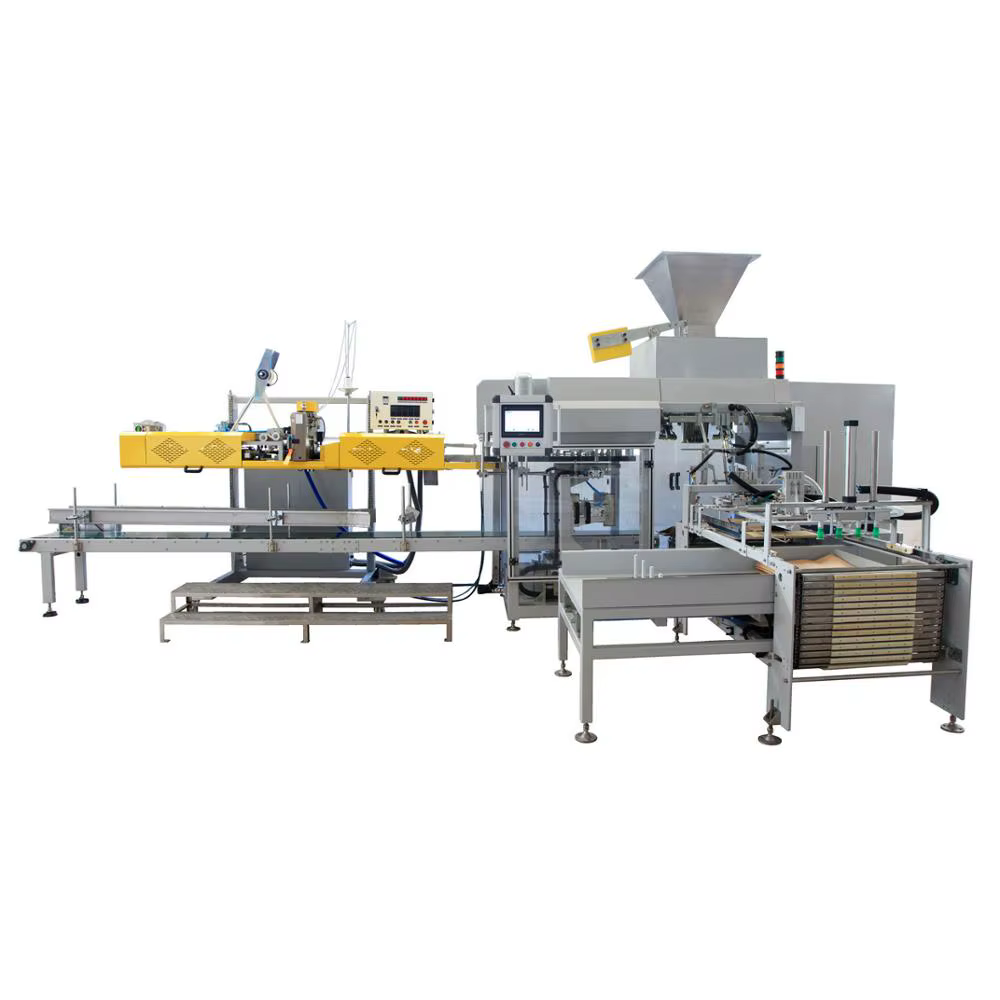 ZSG-1000A+FBK-332C High Efficient Bag Placer Filling and Sealing Machine Packaging Line