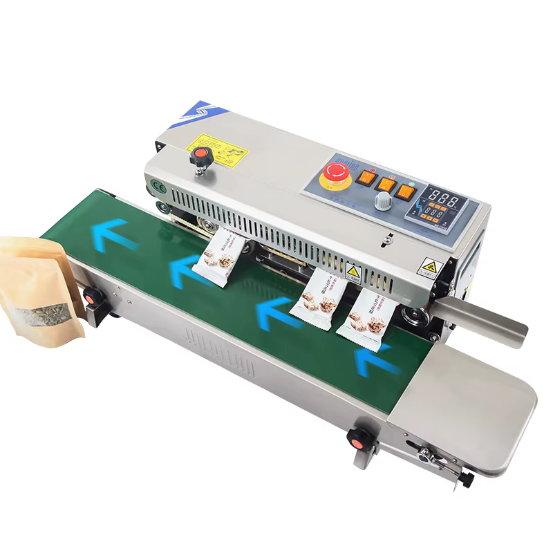FRB-770I Hualian Horizontal Table Continuous Heat Plastic Bag Pouch Sealing Machine