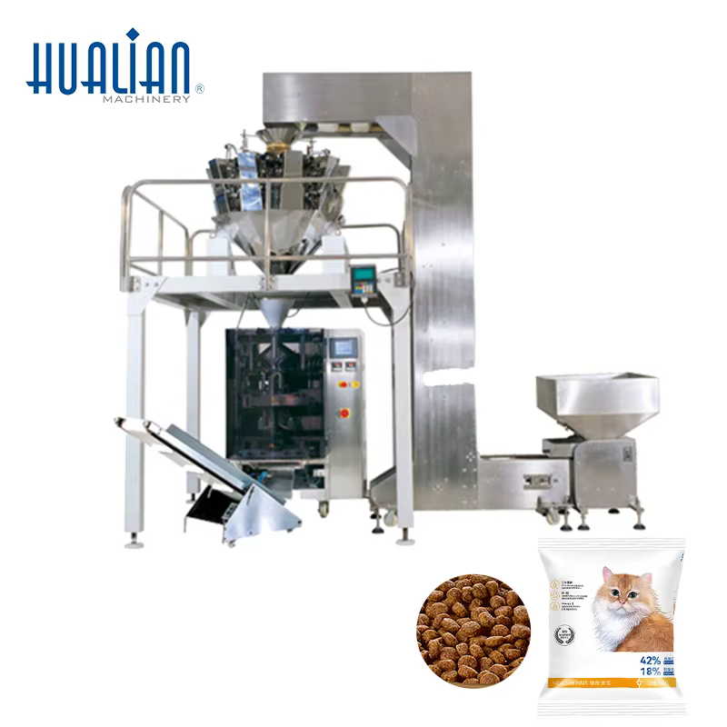 HLWP-1300 Hualian PVC Mixing Controller Multi Head Integrated Filling Machine