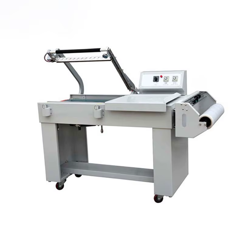 BSL-7560L Hualian Automatic Packaging Wrap PVC Polyolefin Film Shrink Wrapping Machine