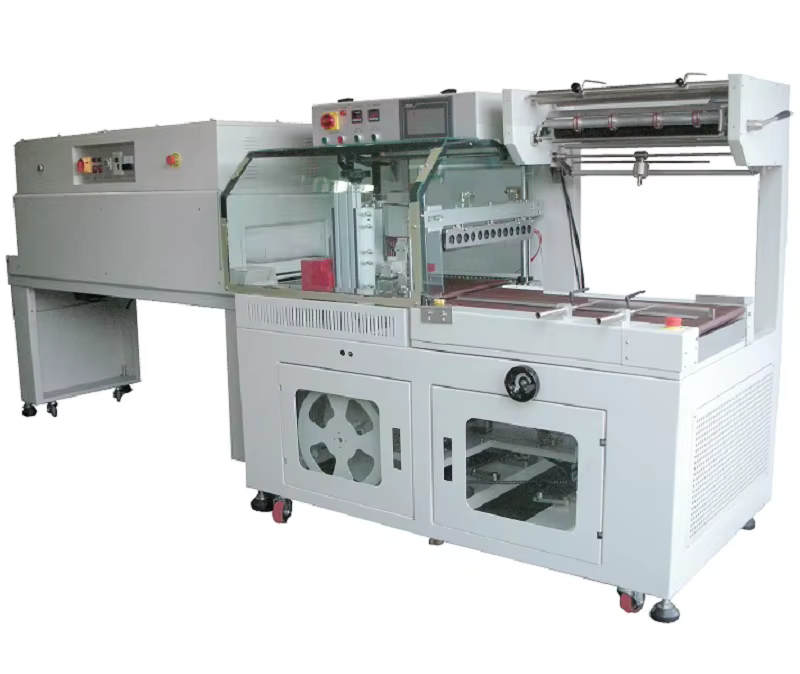 BSF-5545LE+BS-4525 Hualian Tunnel Packaging Wrap PVC Film Heat Sealer Machine