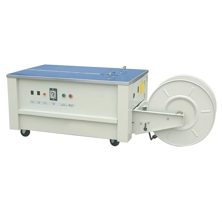 SK-2 HUALIAN PP PET Belt Semi Automatic Carton Box Strapping Packing Machine