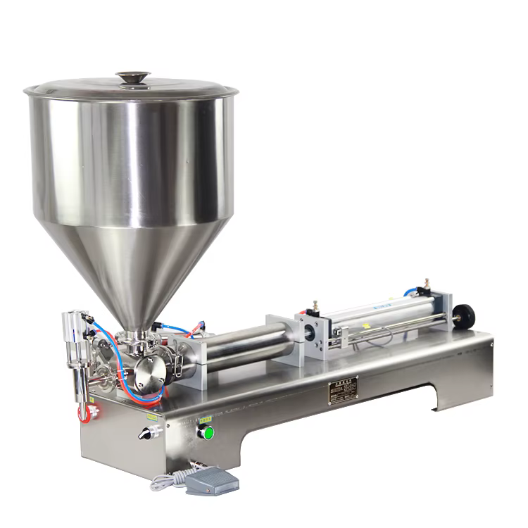 Semi-automatic Yogurt Filling Machine Peanut Butter Paste Filling Machine For Bottles
