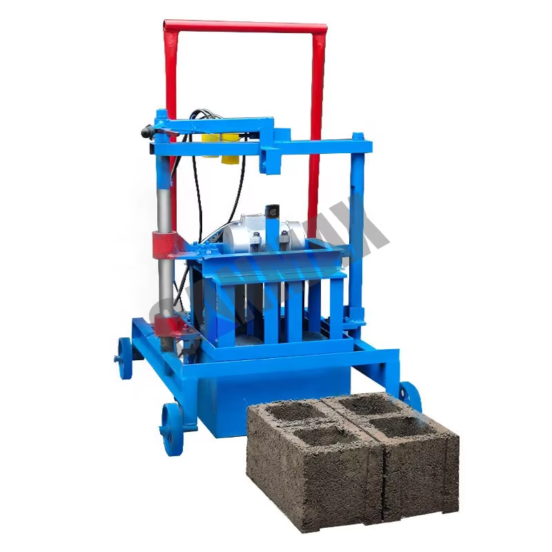 Canmax Clay Making Mini Hollow Mobile Paver Block Machine