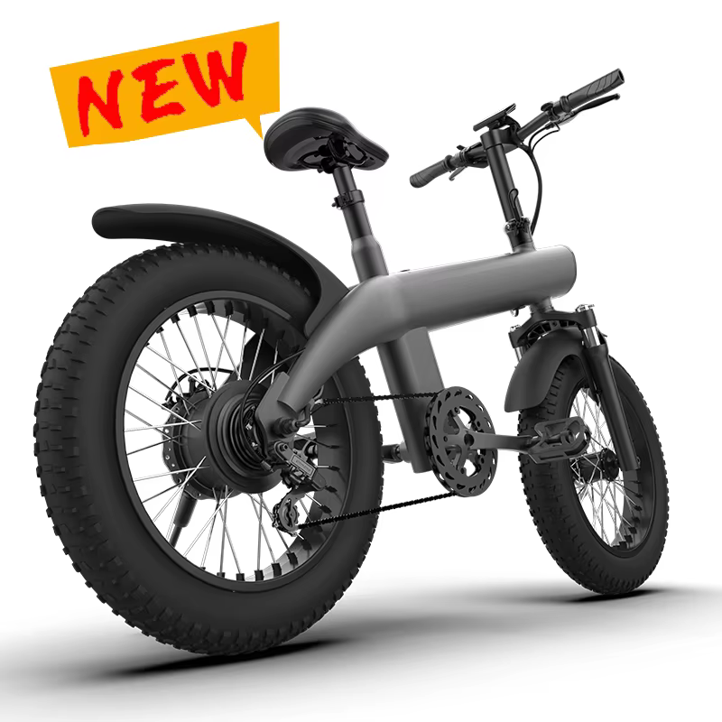 Retro Vintage 48V Adult Fat Tire Electric Mountain Bike