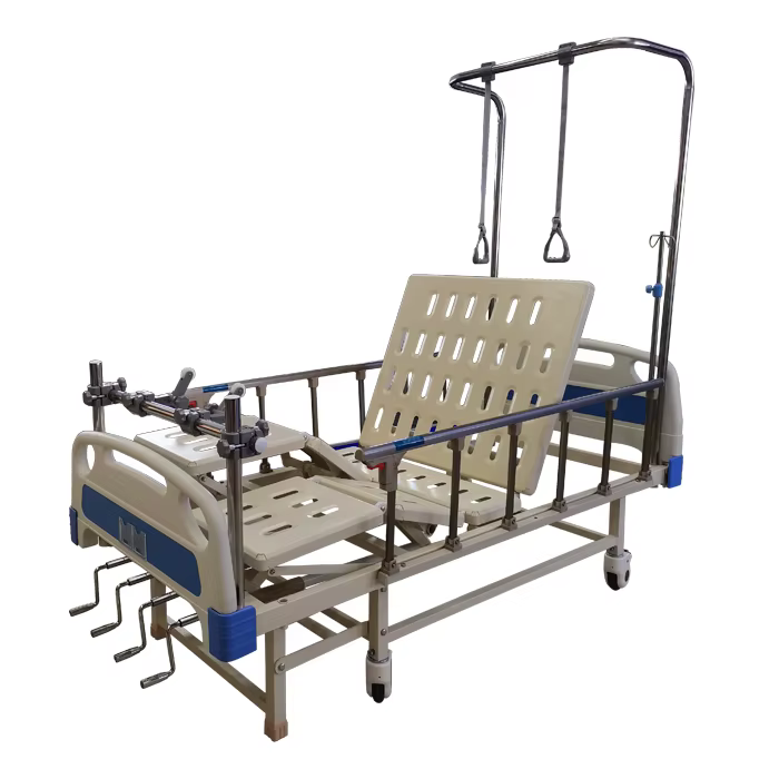YC-266U 4 Function Manual Traction Bed with Split Legs