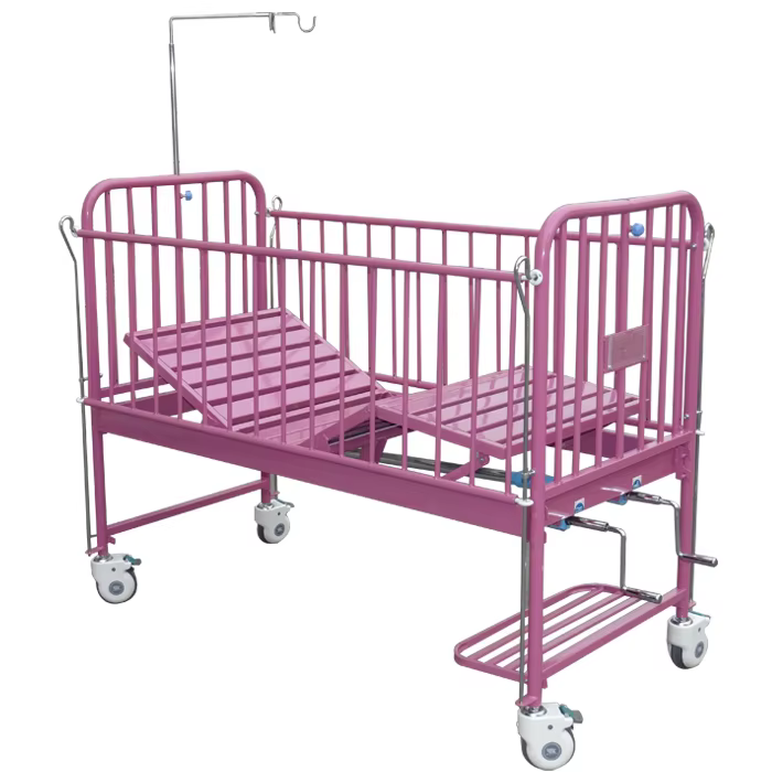 BDB10 Two Crank Function Medical Crib Bed