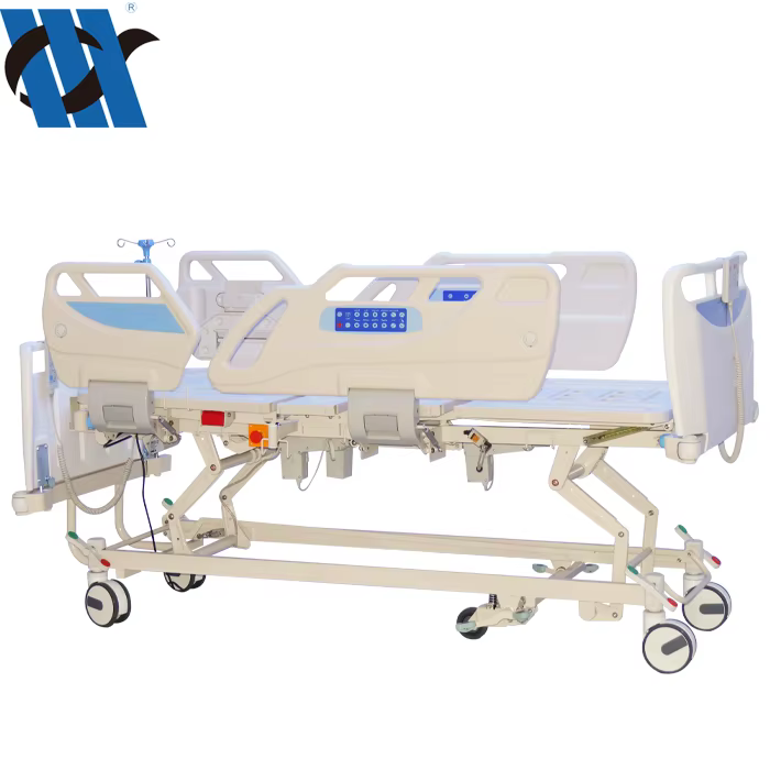 YC-E5638K(V) 5 Function Electric Medical ICU Bed with Mattress