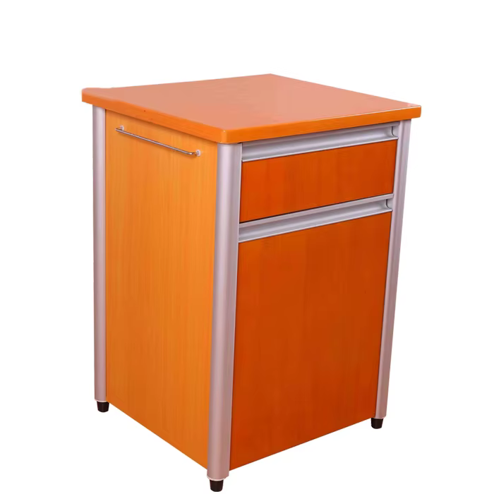 BDCB08 Aluminium Alloy Medical Locker Bedside Cabinet