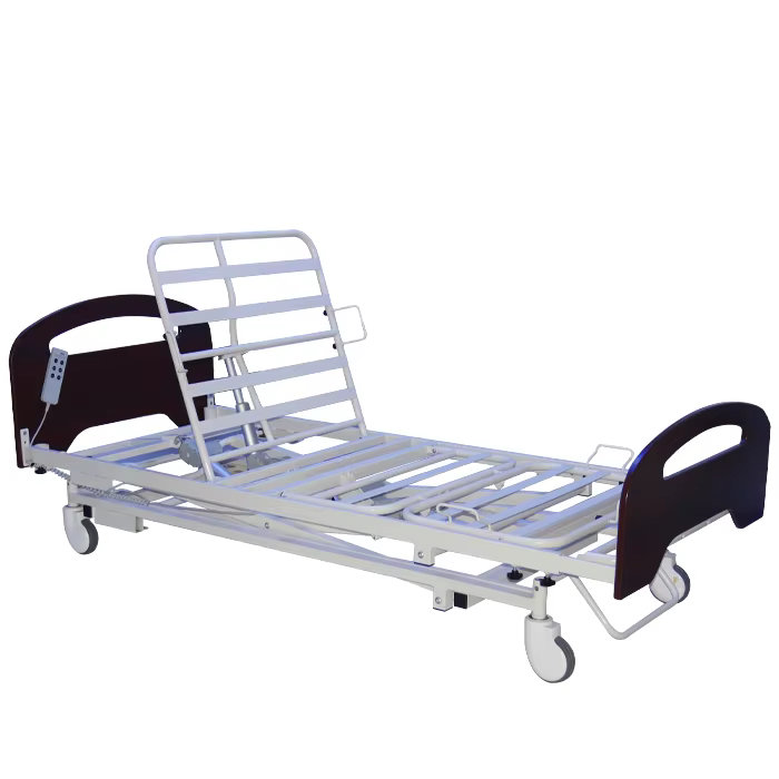 YC-E3011L Economic Three Function Wooden Electric Nursing Care Medical Bed