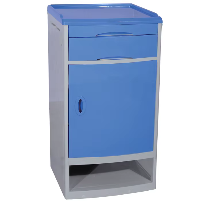 BDCB06 Medical Furniture ABS Plastic Bedside Cabinet