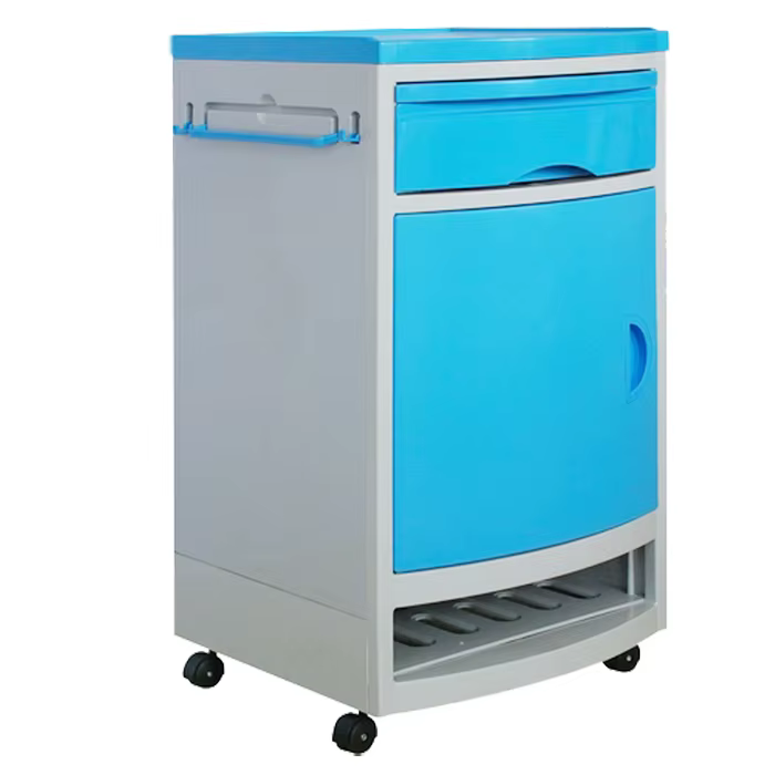BDCB06 Hospital Bedside Cabinet Blue Color