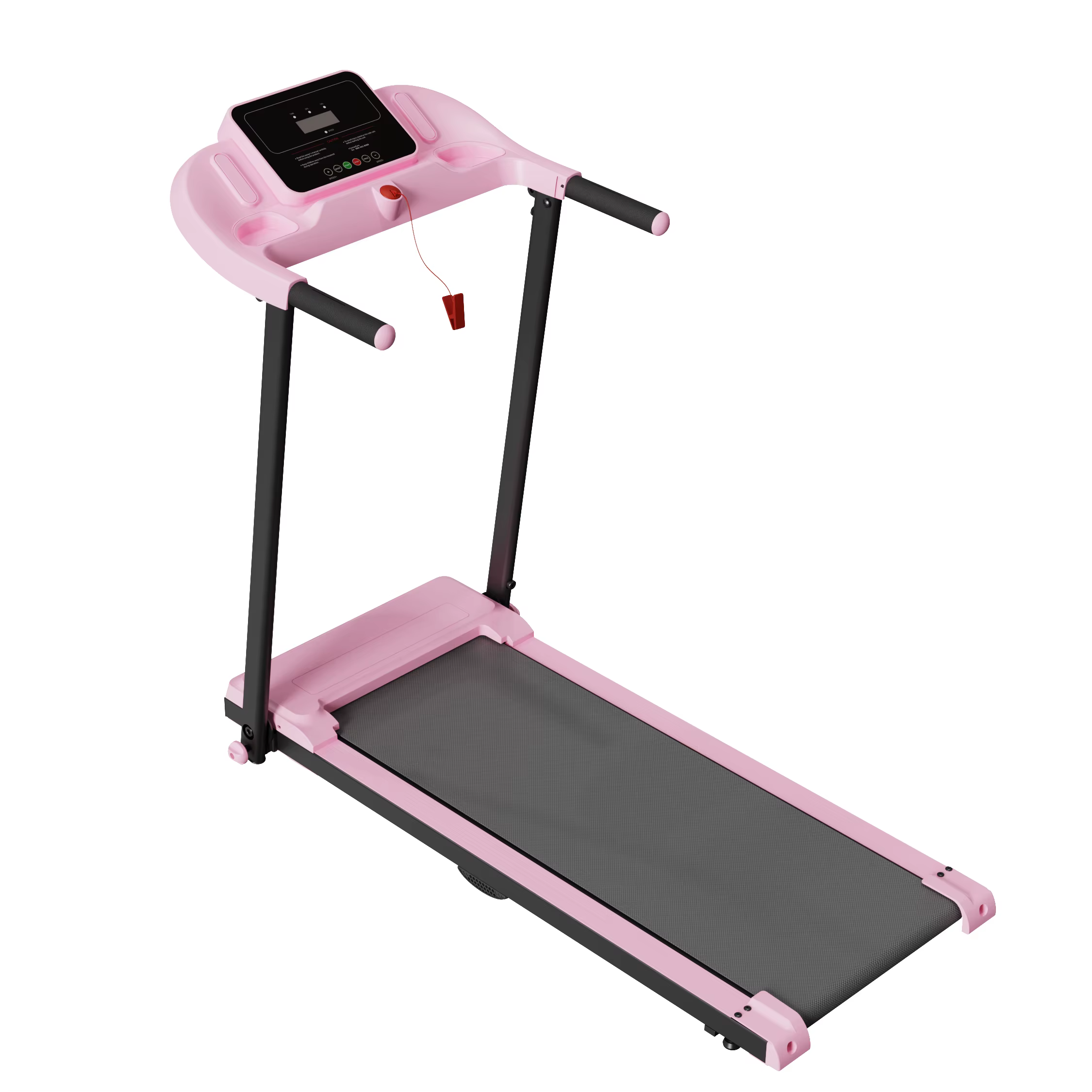 Pink Electric Incline Running Machine Treadmill