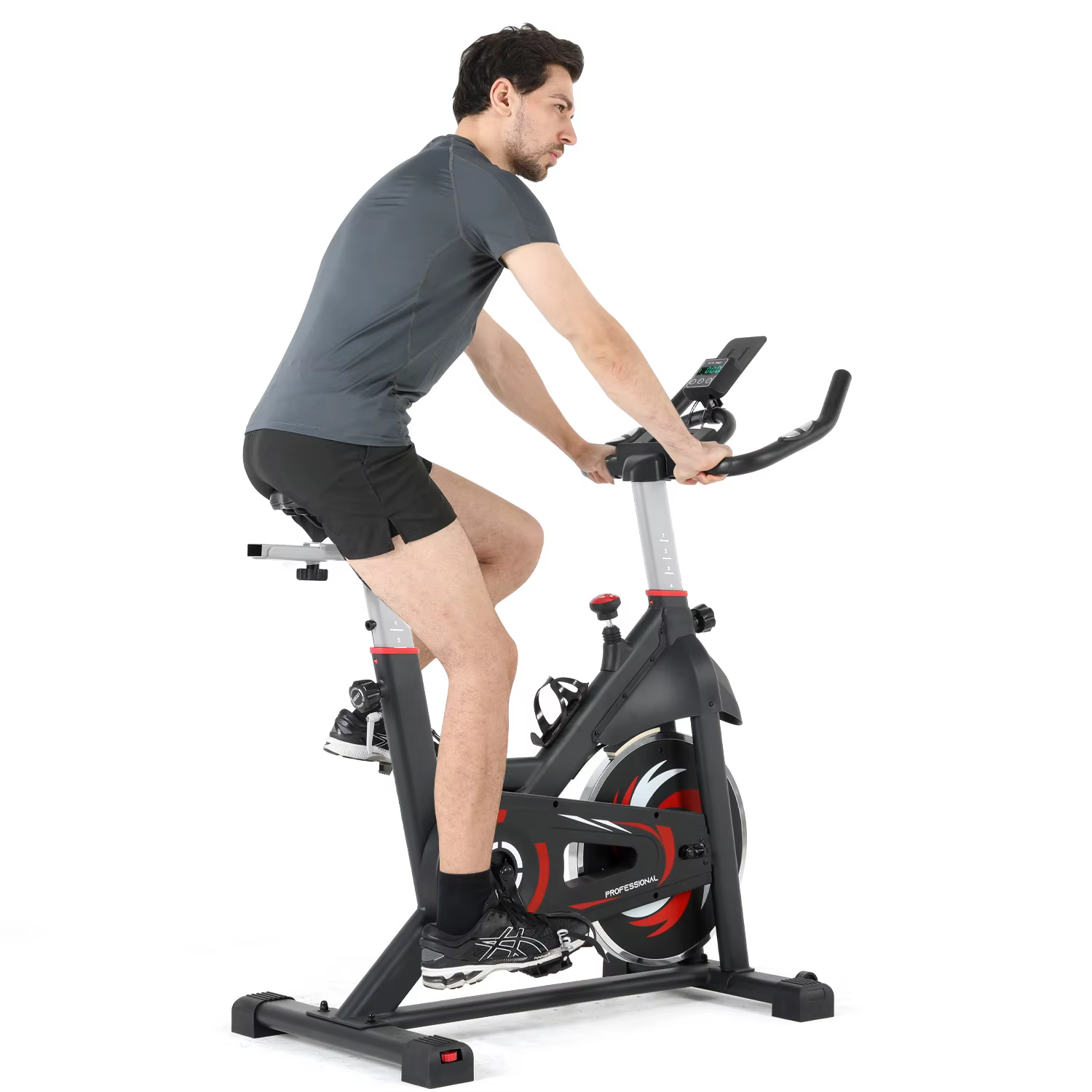 2024 Adjustable Magnetic Spinning Bike with LCD Display