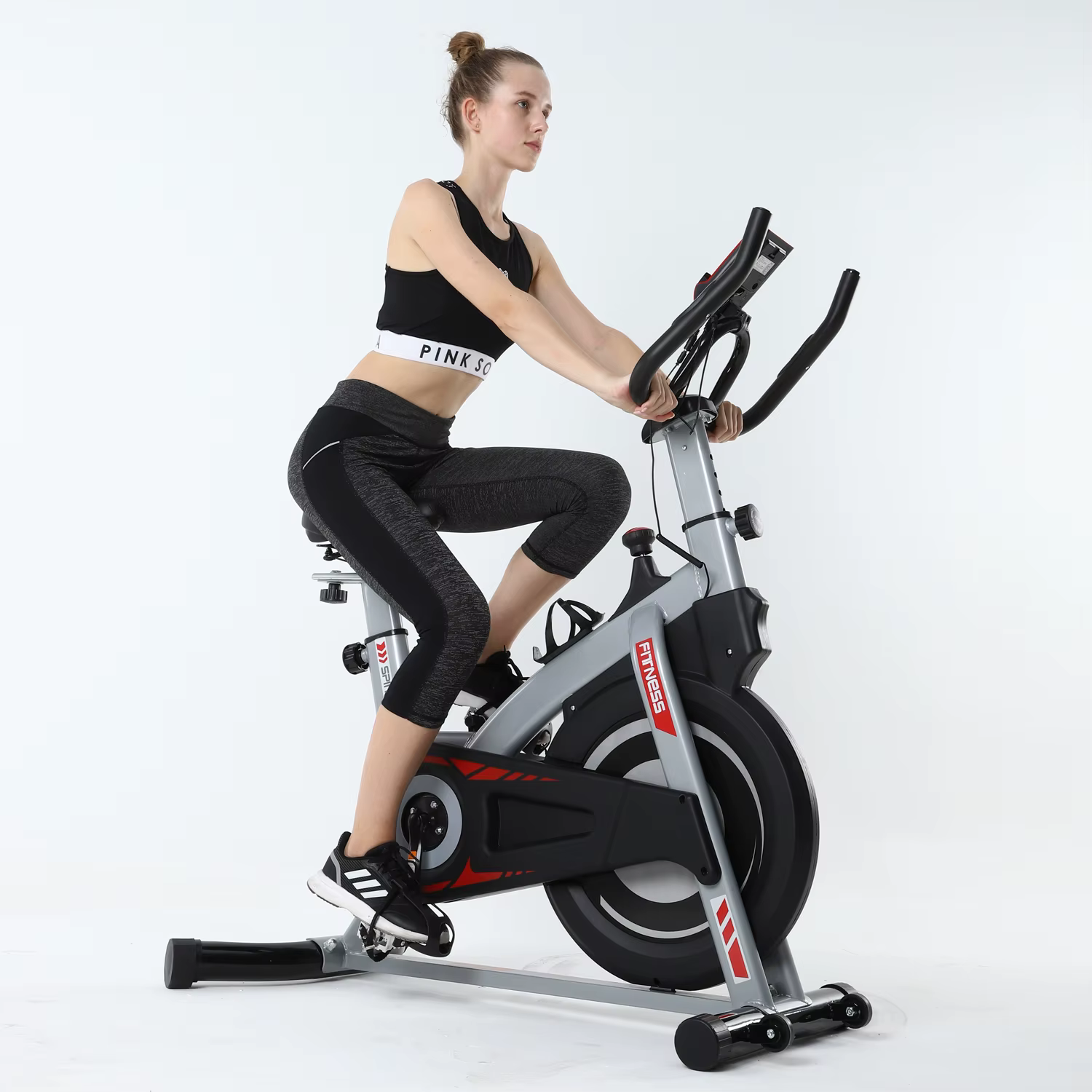Professional Steel Magnetic Stationary Spinning Bike