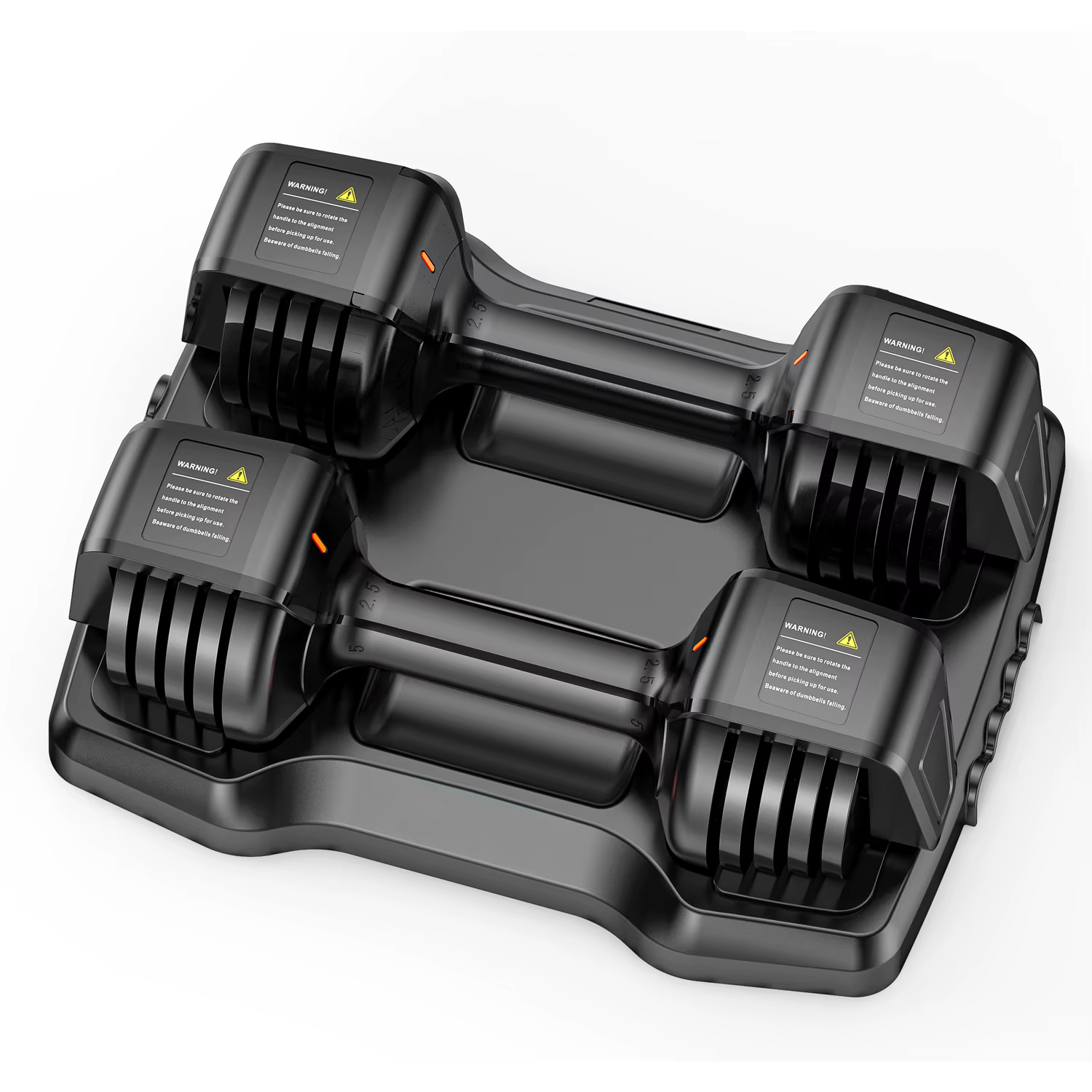 Adjustable Dumbbell 5 Weight Options 25-55lb