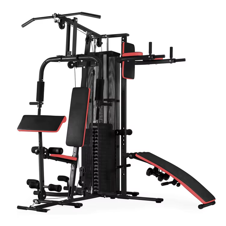 Multi-Function 3 Stations Home Gym