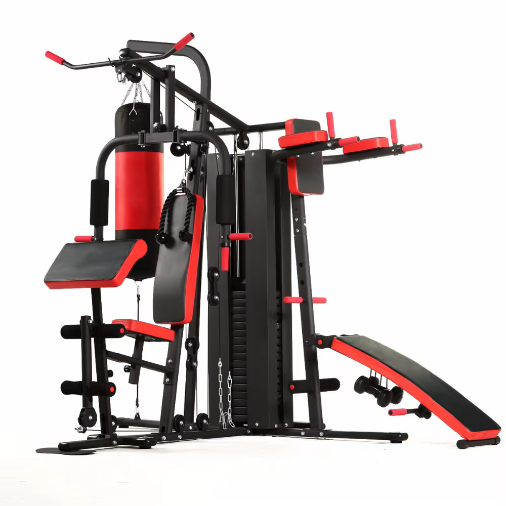 Multi Station Gym Trainer with Smith Machine & Boxing Functional Trainer