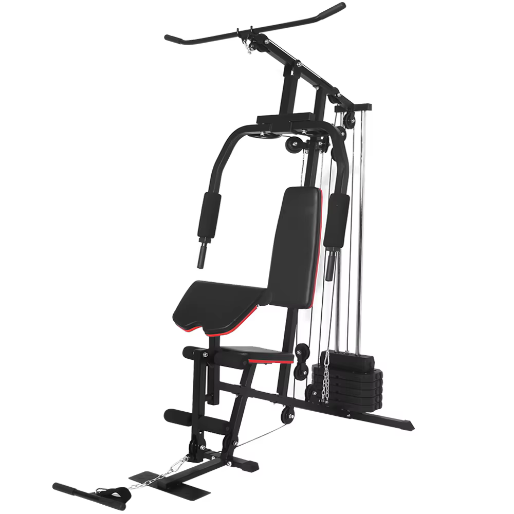 Professional Strength Muscle Training Multi-Station with 45kg Weight Stack