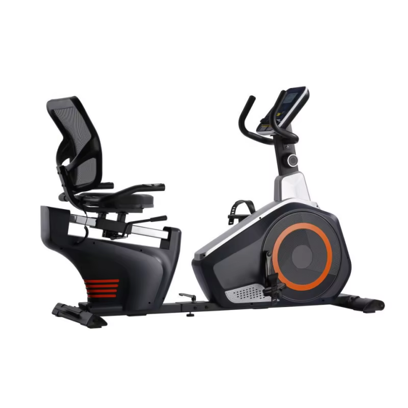 Horizontal Magnetic Home Gym Equipment Exercise Recumbent Bike