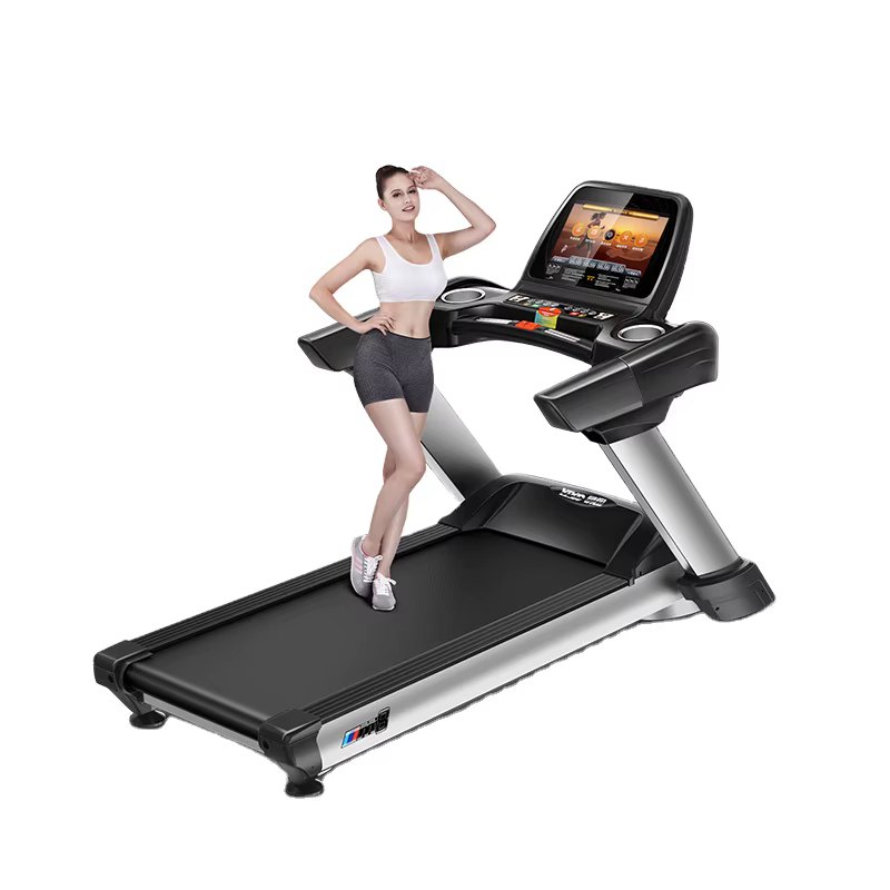 YPOO HD Big Screen Commercial Treadmill with AC Motor
