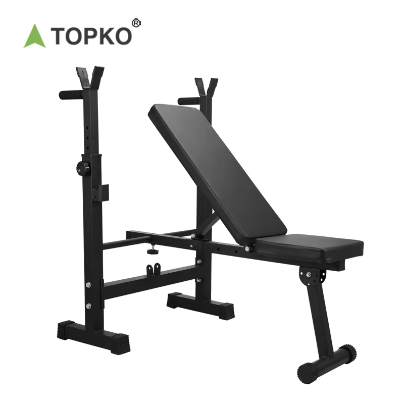 Topko High Quality Strength Power Rack Adjustable Dumbbell Barbell Squat Rack