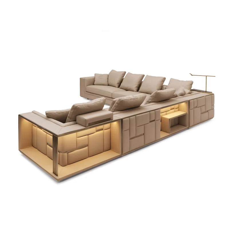 Furnistyle High-End Italian Leather Sofa
