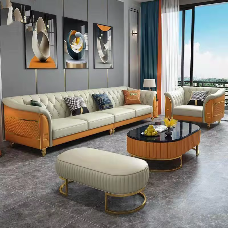 Modern Leather Chesterfield Sofa Royal Luxury 1+2+3 Seater Reclining