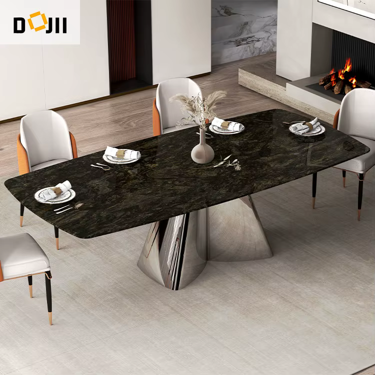 Ultra Modern Marble Kitchen Board Dining Table