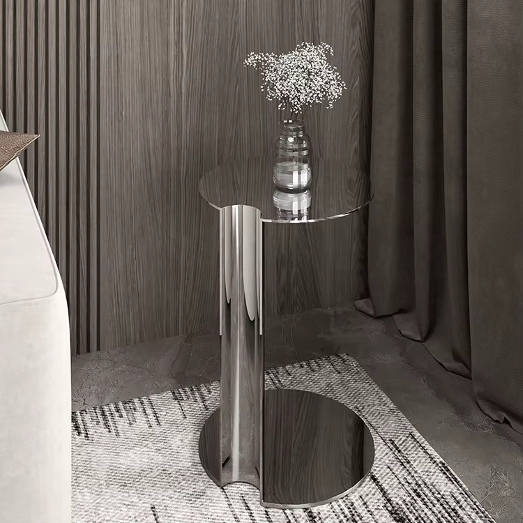Chinese Coffee Side Table C Shape Small Tea Table