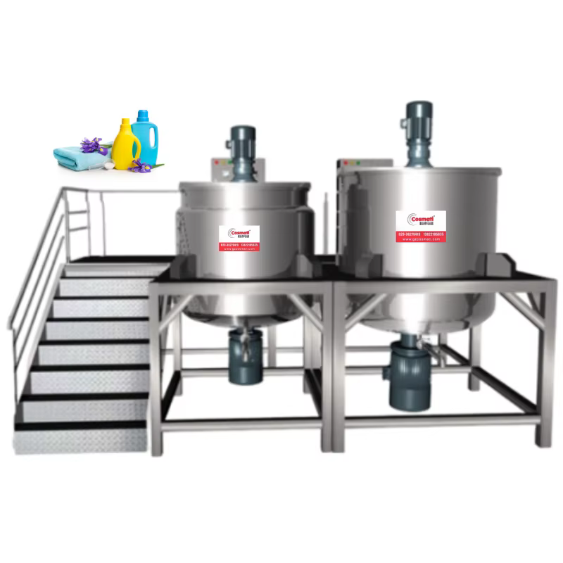 Hand Washing Soap Mixer Liquid Detergent Production Line Machine