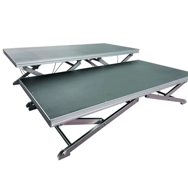 1x2 M Heavy Duty Adjustable Portable Folding Concert Stage Platform