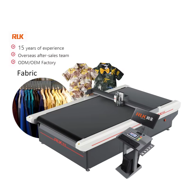 RUK Flatbed Fabric Cutting Machine Plotter