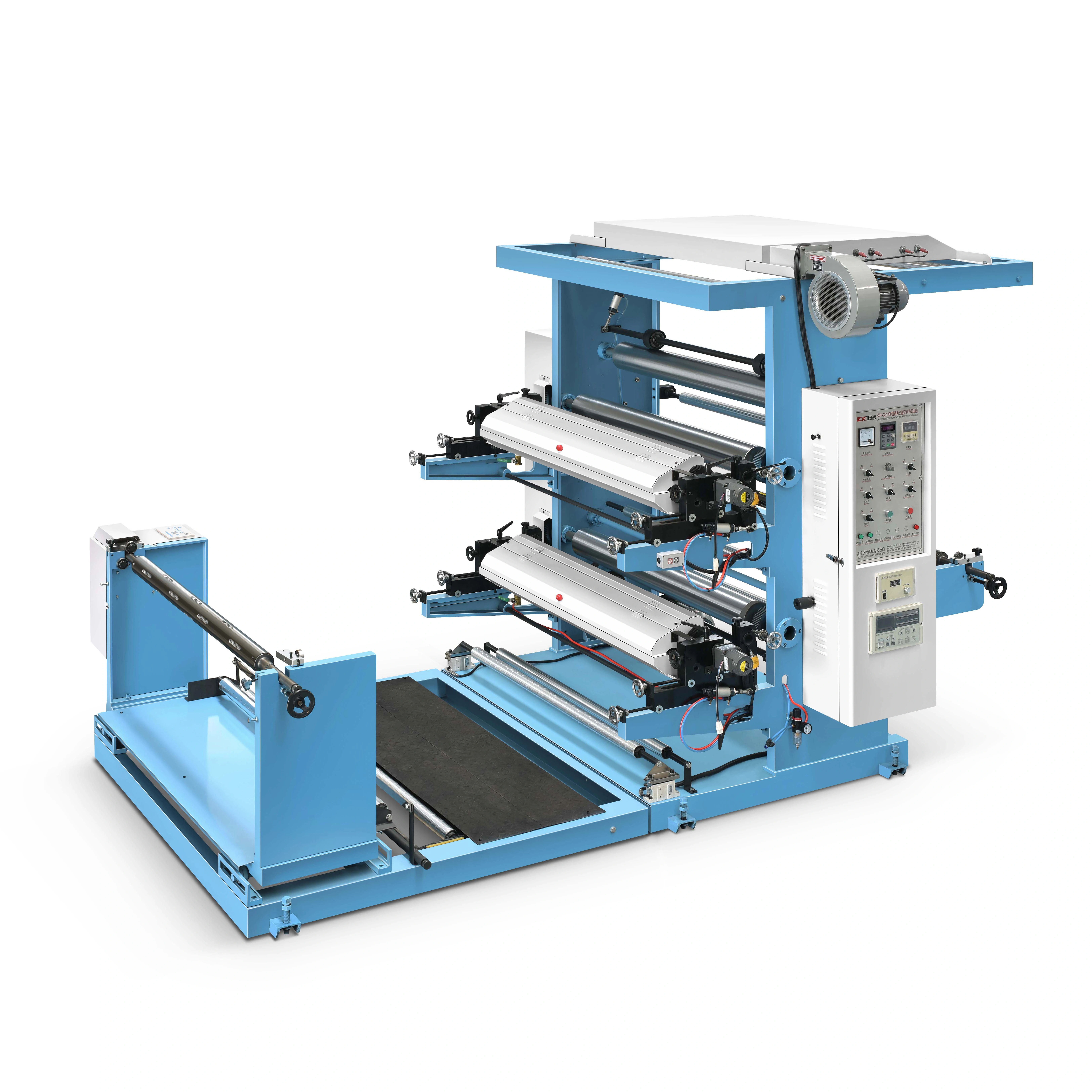 ZXH-C21200 Zhengxin Two Color Non Woven Letterpress Flexo Printing Machine