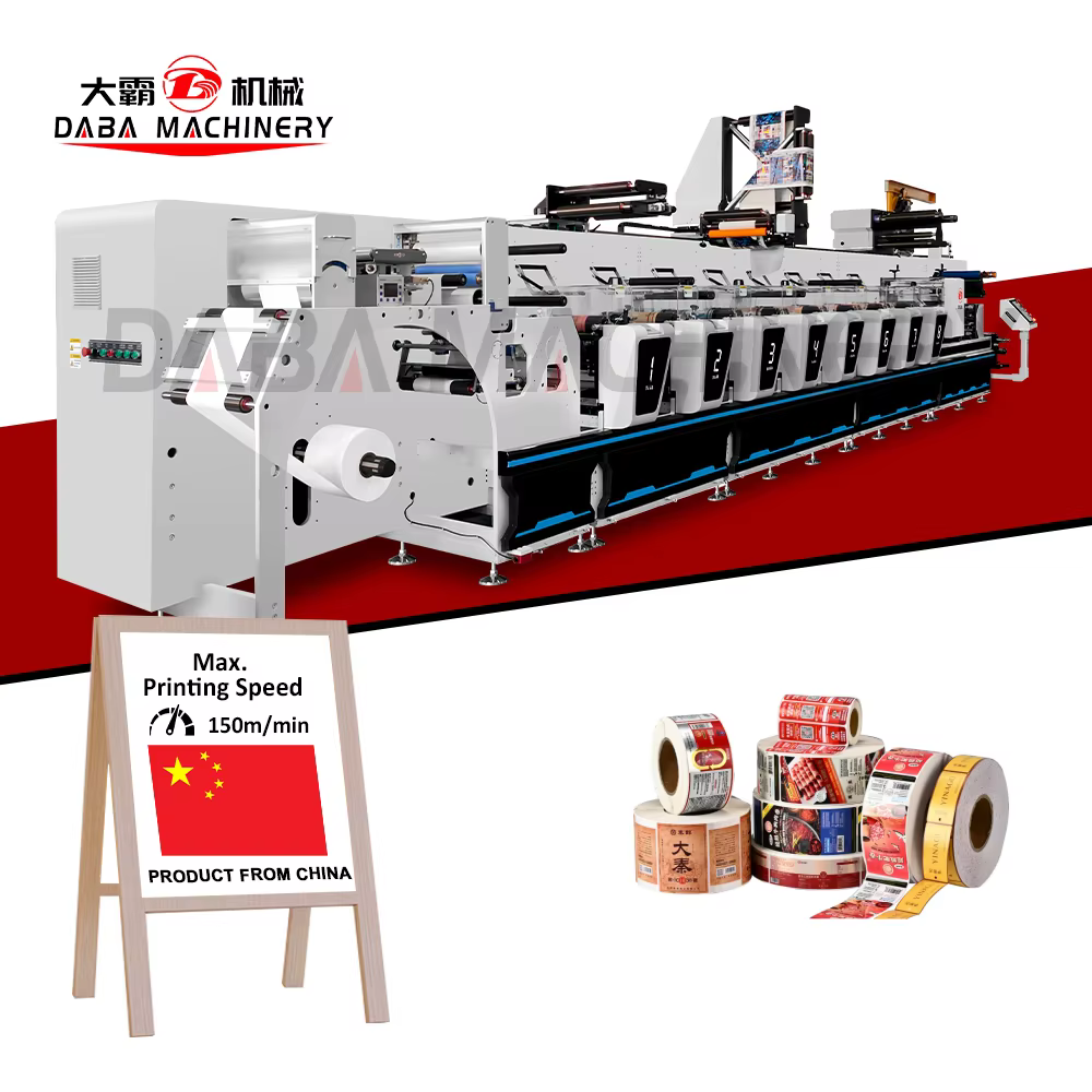 8-Color High-Speed Flexo Printing Machine with Cold Foil Stamping Unit
