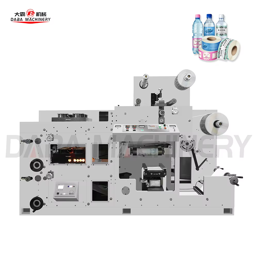 Automatic Roll to Roll 2 Color Flexo Printing Machine