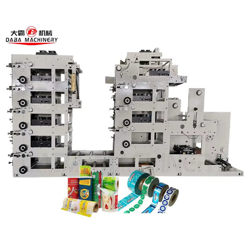 Flexo Food Packaging Label Printing Machine