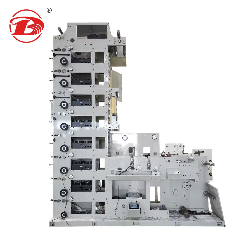 DBRY Flexo Vinyl UV Roll to Roll Label Foil Printing Press Machine